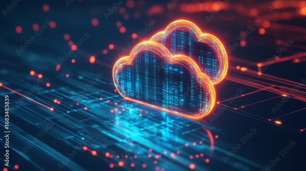 Poster implementing a digital cloud computing network for modern services in a virtual environment a compre