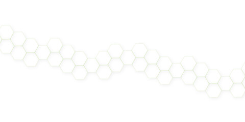 Abstract white hexagon concept background. Seamless pattern with hexagon. Hexagonal white hexagons honeycomb wallpaper. Abstract white lines background