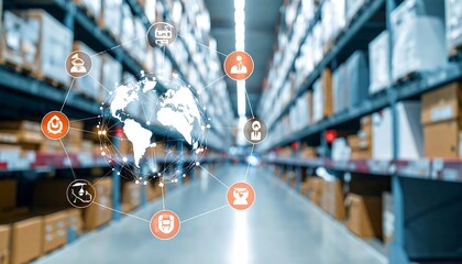 Warehouse network, global connections