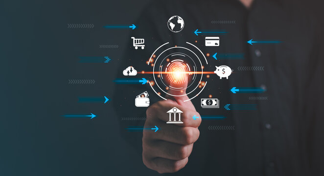 Global marketing strategies for financial security enhancing stock market data protection and privacy with advanced fingerprint identification technology - Powered by Adobe