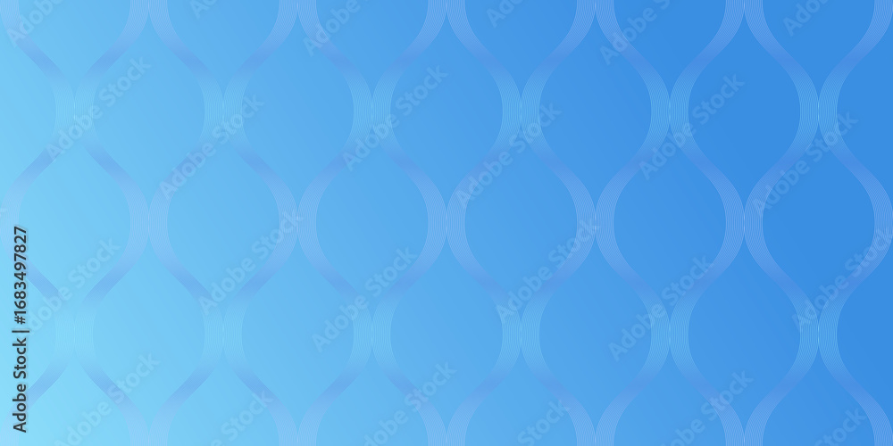 Poster blue abstract background with soft geometric circle shapes. gradient design with repeated pattern an