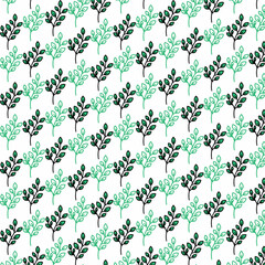 Fototapeta premium Dual Leaf Pattern