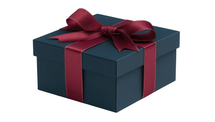 Fototapeta premium Gift box with a red ribbon