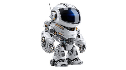 Mechanical Marvel: A whimsical robot design showcasing intricate mechanical detailing and futuristic elements, perfect for sci-fi concepts and technological themes.