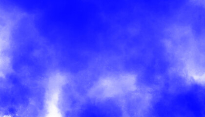 Blue smoke cloud fog dust isolated on transparent background. Colorful smoke smog misty fog steam explosion special effect. Smoke texture for Compositing, covering, overlay, design elements, PNG 