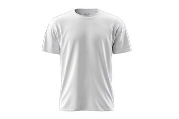 Blank white t-shirt, front view