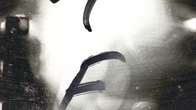 Grunge Noise Texture, Abstract Graffiti, Video Transition Effect.