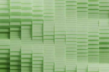 Intricate geometric patterns composed of cubes arranged in varying heights