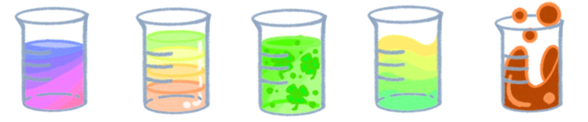 Beaker PNG for School Science Projects, Lab Equipment and Design