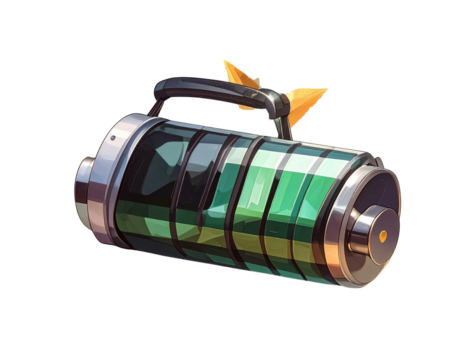 3D battery icon glossy finis