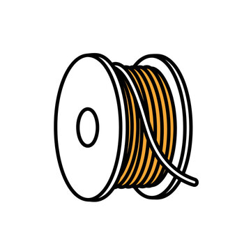 Electrical Wire Spool Icon
