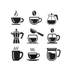 Coffee Icons Set 