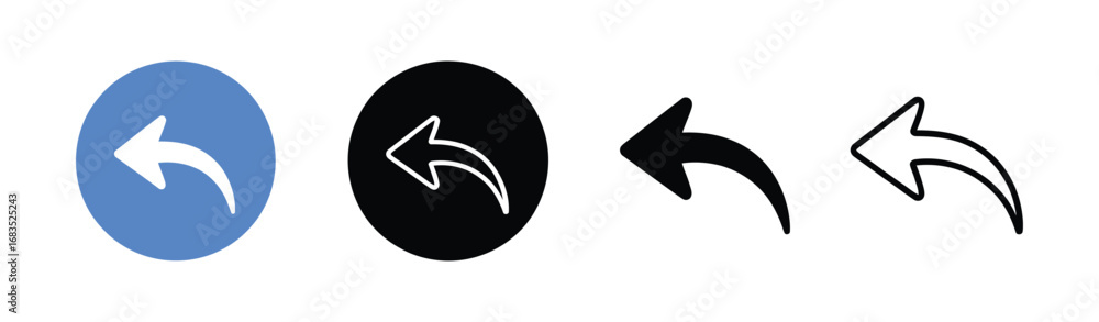 Poster share arrow icon reply send forward icons button