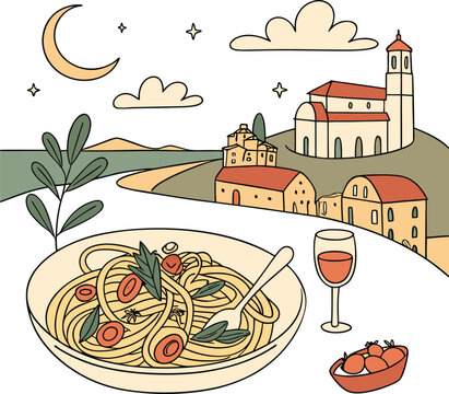 vector illustration of a city
