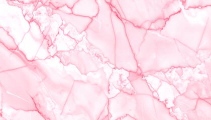 Fototapeta premium Pink marble texture shows surface veins. Elegant, smooth surface. Used for branding, luxury product staging, and poster design.