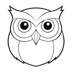A detailed brown owl eye coloring page featuring the owl’s intense gaze, intricate feathers, and sharp textures, perfect for a relaxing, creative coloring experience.
