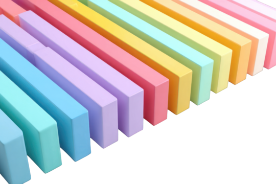 Abstract colorful rectangular shapes