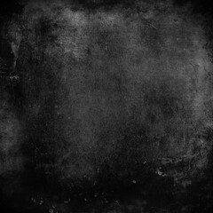 Black grunge horror background, obsolete texture, old wall