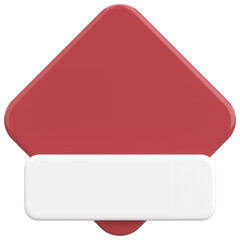 Price tag. Price label. 3D illustration.