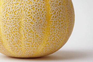 Close-up of a cantaloupe rind
