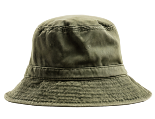 Olive green bucket hat