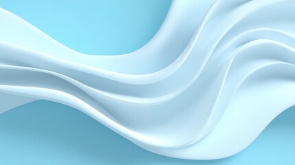 Abstract Flowing Fabric: An artistic, flowing fabric design cascades gracefully across the frame, evoking a sense of fluid motion and elegance.