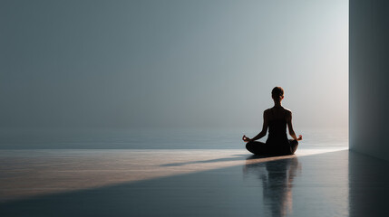 Fototapeta premium Yoga and Meditation — Asanas, Poses, Practice for Men and Women, Illustrations & Photos