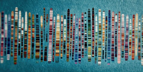 Abstract wave pattern of vertical bars,  multi-colored,  textured background