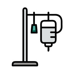 Modern floor lamp with hanging pendant vector illustration