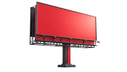Red billboard, digital display