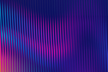Abstract digital art with vibrant vertical lines and gradient hues of purple and blue