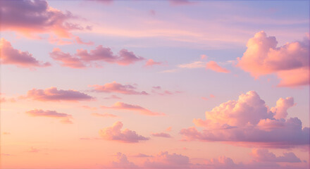 Fototapeta premium sky, clouds, sunset, sunrise, sunset, Yuanduo, beautiful, dreamy, colorful, dream, rosy clouds, blue sky, sea of ​​clouds, fairyland, heaven, dawn, nature