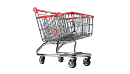 3D rendering of a shopping cart