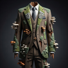 mannequin dressed in a shirt and tie