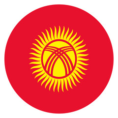 Flag of kyrgyzstan circle