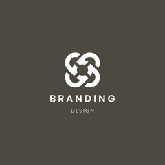 Fototapeta premium Letter G creative logo colorful rainbow design