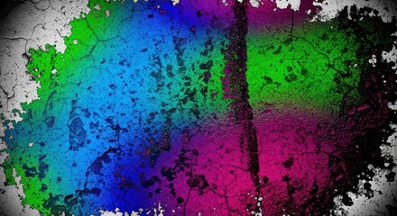 A burst of colorful abstract art showcasing a vibrant display of colors, creating a textured background that suggests both chaos and creativity.