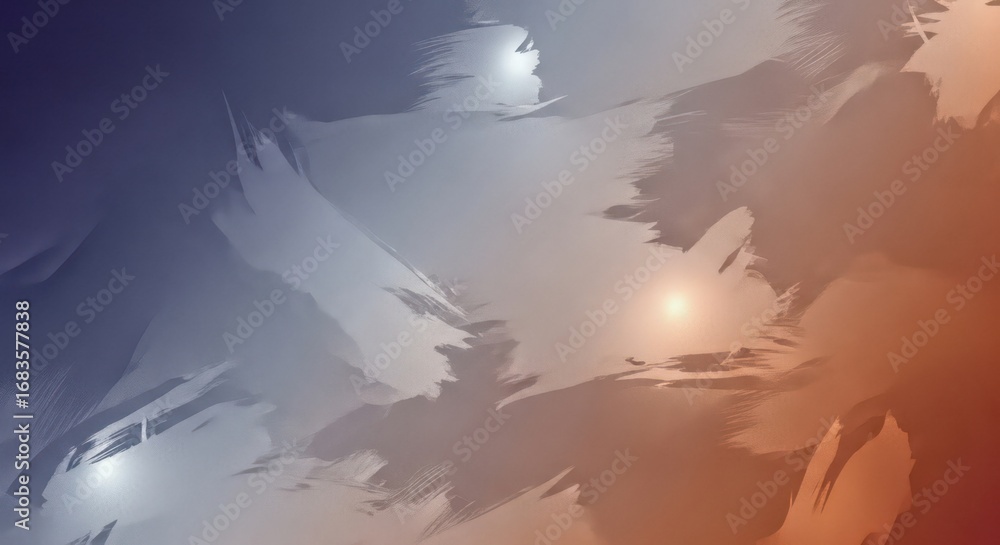 Poster a breathtaking abstract composition of brushstrokes, creating an ethereal and artistic atmosphere wi