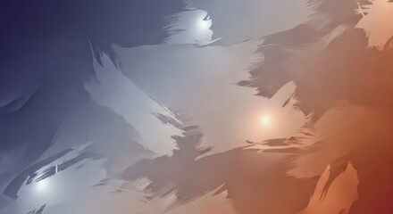 A breathtaking abstract composition of brushstrokes, creating an ethereal and artistic atmosphere with gradients of color and light.