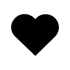 Heart shape (black) 