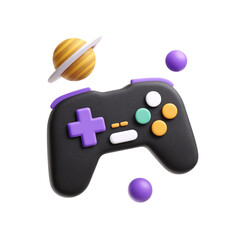 Metaverse Gaming Joystick 3D Icon