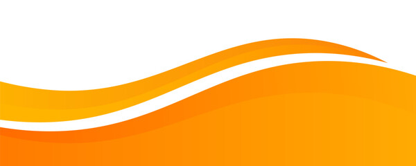 orange and white business wave banner background. overlapping vector waves background. eps10,website