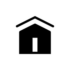 Minimal home line art icon illustration design