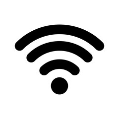 Abstract modern style WIFI icon art illustration design