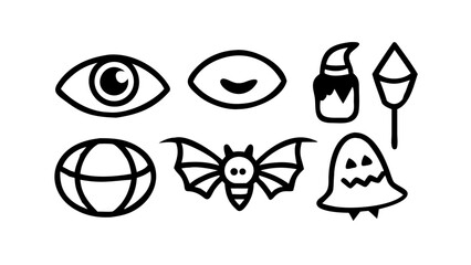 vector illustration of a helloween icon