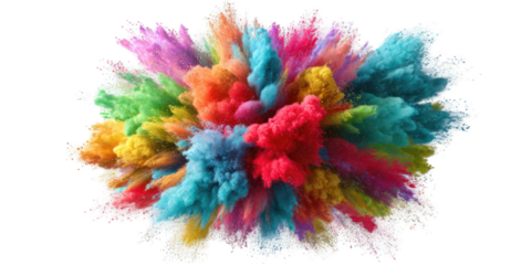 Colorful powder explosion (3)