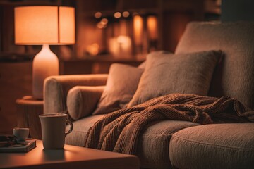 Cozy living room at night (6)