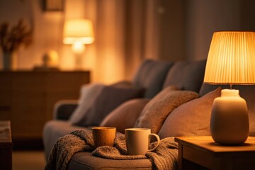 Cozy evening indoors