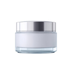 A mockup of a cosmetic jar