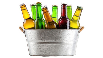 Cool drinks in a metal bucket (1)
